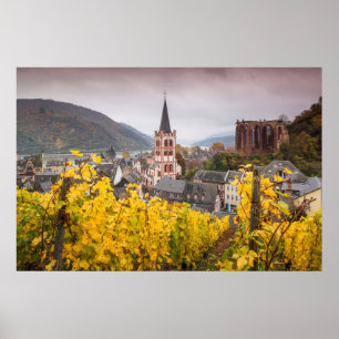 Poster Vista de Cidade Elevada Alemanha