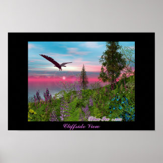 Póster Vista de Cliffside