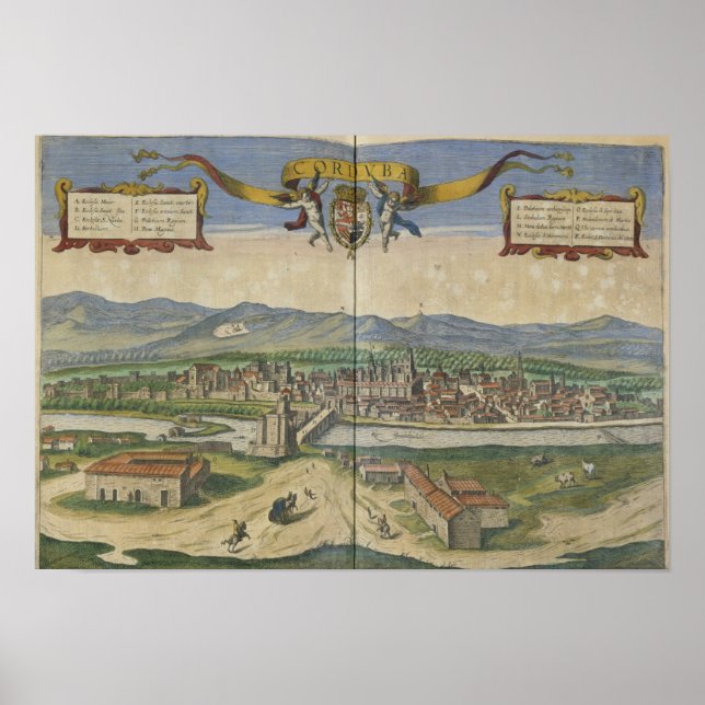 Poster Vista de Córdova (Frente)