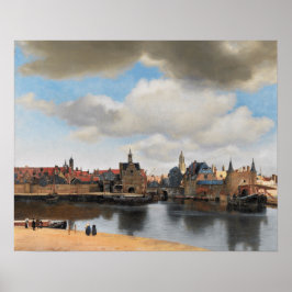 Poster Vista de Delft