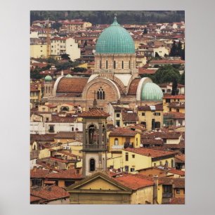 Poster Vista de Florença, Itália da Piazza