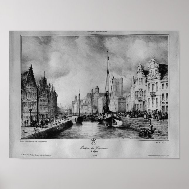 Poster Vista de Gand (Frente)