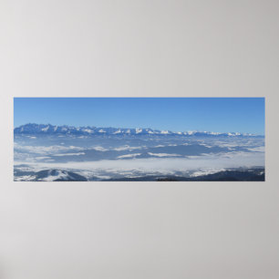 Poster Vista de inverno Tatras de Gorce