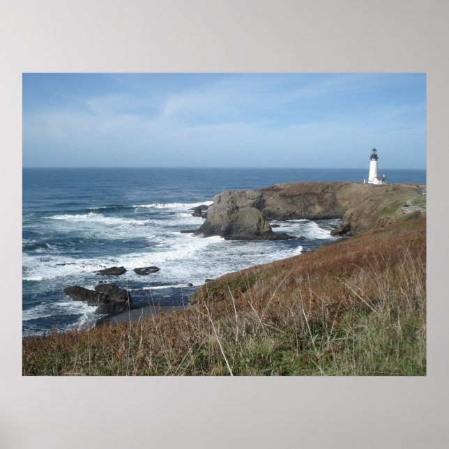 Póster Vista de Linha Costeira (Frente)