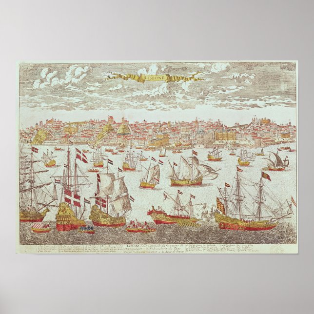 Póster Vista de Lisboa (Frente)