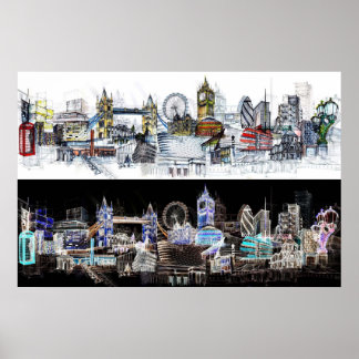 Poster Vista de Londres