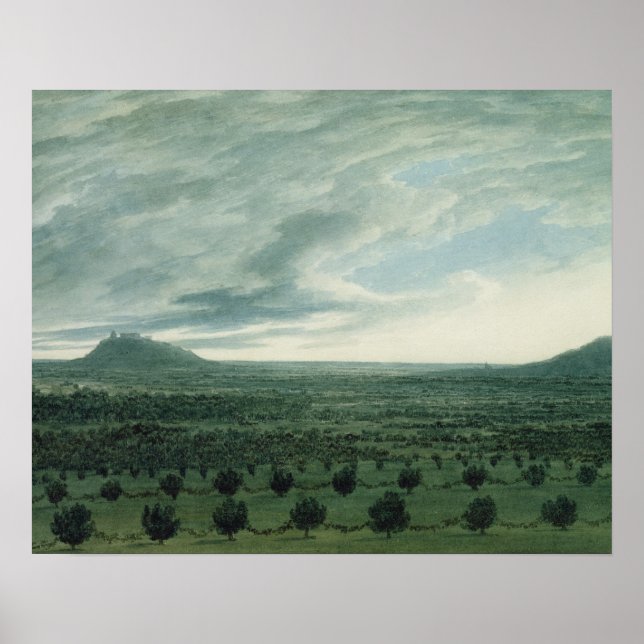 Póster Vista de Mirabella, c.1782 (Frente)