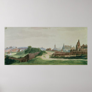 Poster Vista de Nuremberg, 1496-97