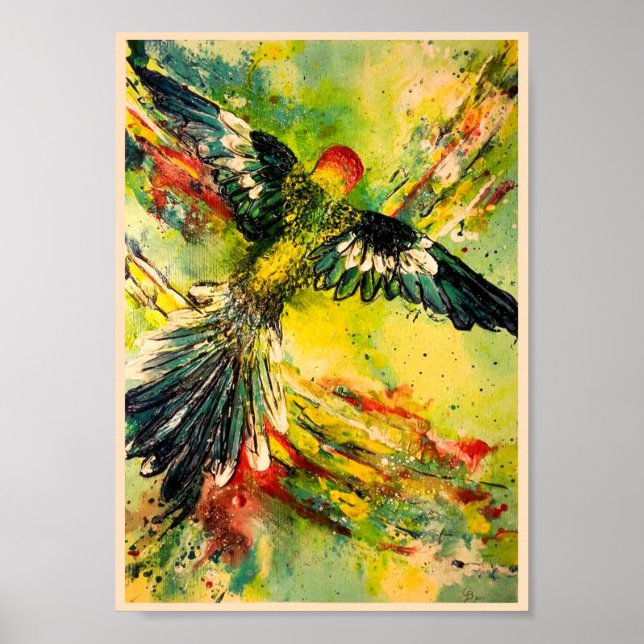 Póster Vista de Olhos de Aves (Frente)