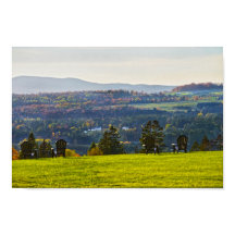 Vista de Outono em Vermont à Tarde