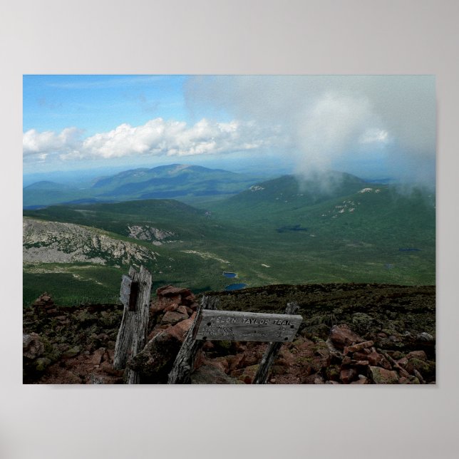 Póster Vista de Pamola Peak, Maine (Frente)