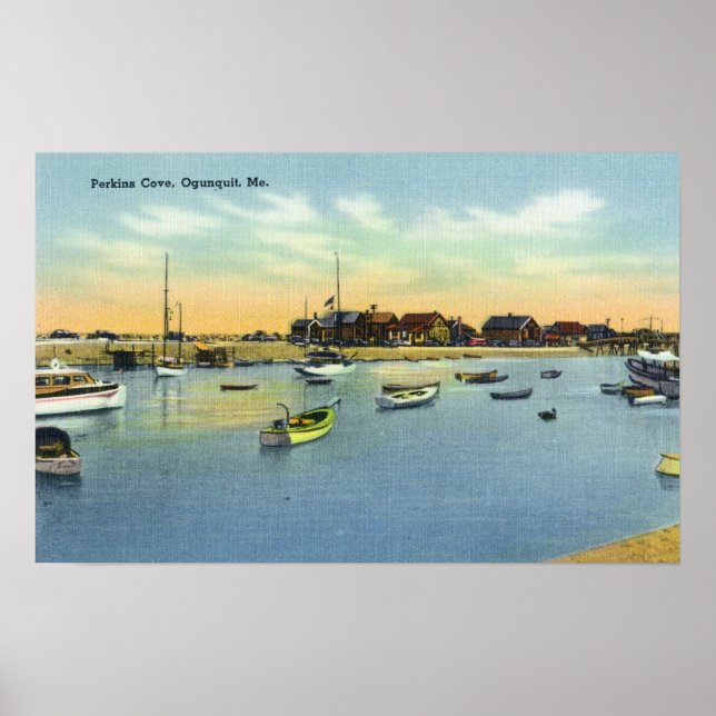 Póster Vista de Perkins Cove (Frente)