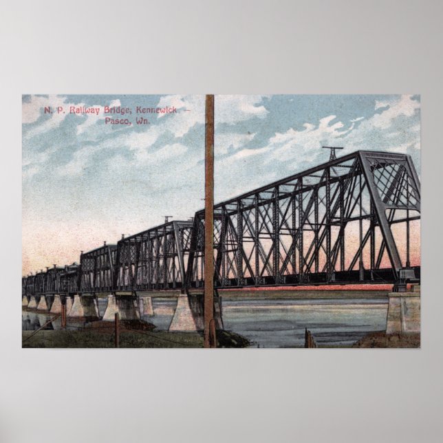 Póster Vista de Ponte do Pacífico norte (Frente)