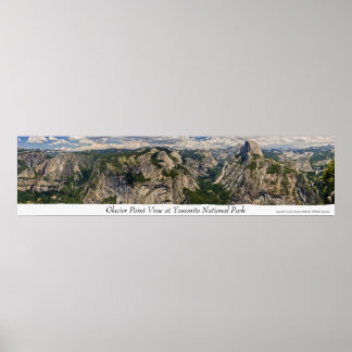 Póster Vista de Ponto Glaciar em Yosemite