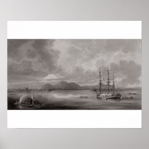 Póster Vista de Rio de Manila (litografia)