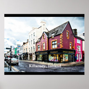 Poster Vista de rua de Killarney, Irlanda