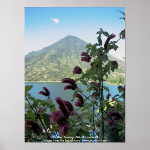 Póster Vista de Santiago Atitlan, Guatemala