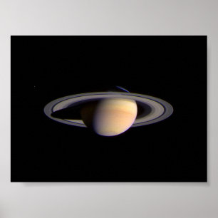 Póster Vista de Saturno da NASA