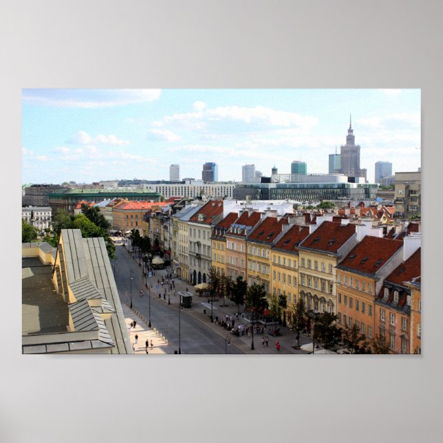 Póster Vista de Varsóvia (Frente)