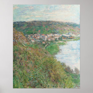 Poster Vista de Vétheuil (1880) apresentada por Claude M
