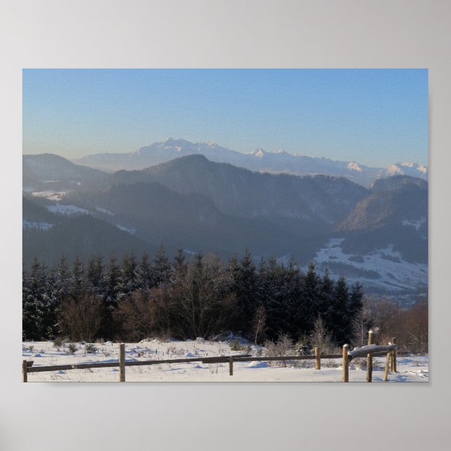 Póster Vista de Winter Tatras de Besboy Sądecki (Frente)