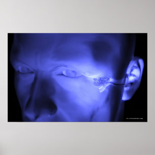 Poster Vista dianteira da orelha interna