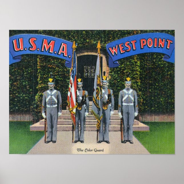 Póster Vista do Alerta Permanente da Guarda de Cores (Frente)