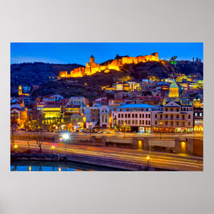 Poster Vista do antigo Tbilisi
