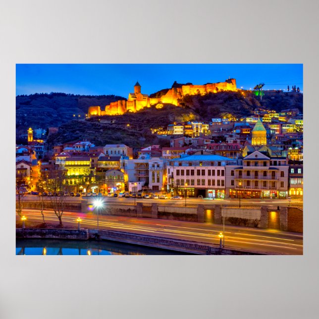 Poster Vista do antigo Tbilisi (Frente)