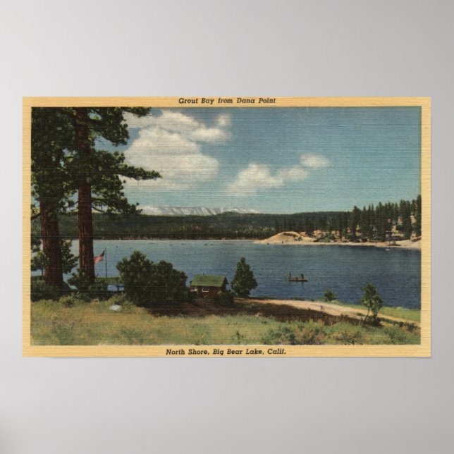 Poster Vista do Baía de Grout a partir do Ponto Dana (Frente)