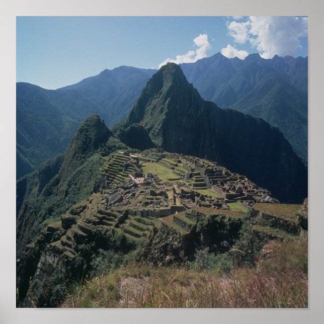 Póster Vista do cidadão em Machu Picchu (Frente)