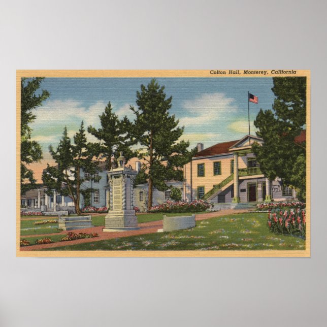 Póster Vista do Colton Hall (Frente)