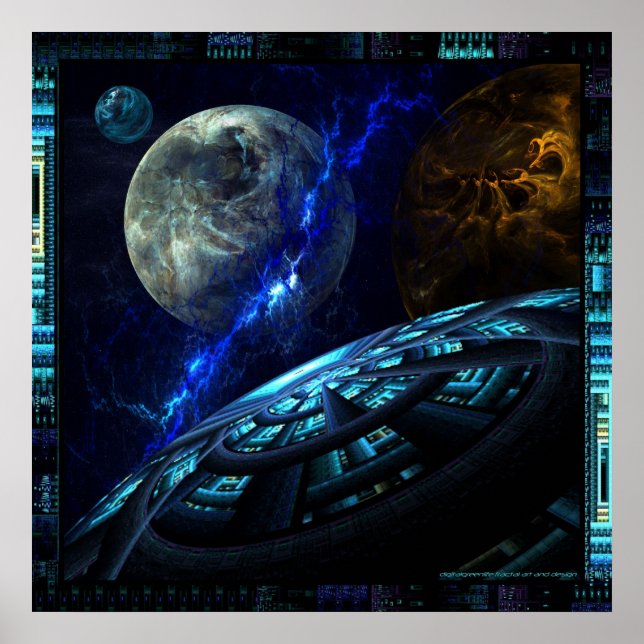 Poster vista do convés (Frente)