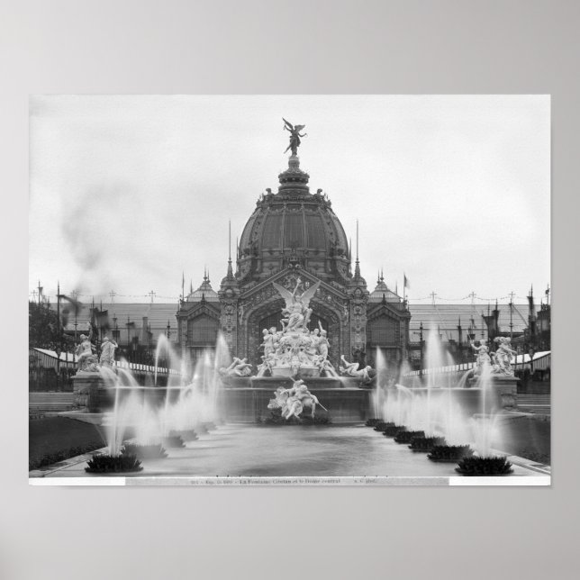 Poster Vista do Domo Central e da Fonte (Frente)