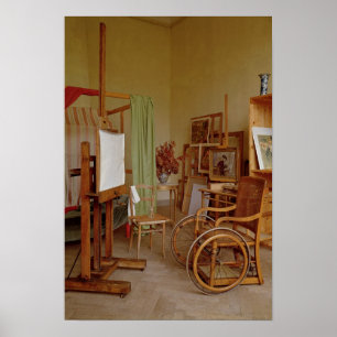 Póster Vista do estúdio de Renoir, usada desde 1907