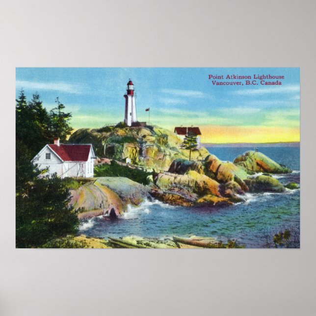 Poster Vista do Farol Atkinson 2 (Frente)