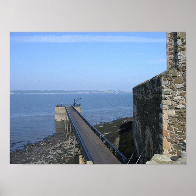 Poster Vista do Forth from Blackness Castle, Escócia (Frente)