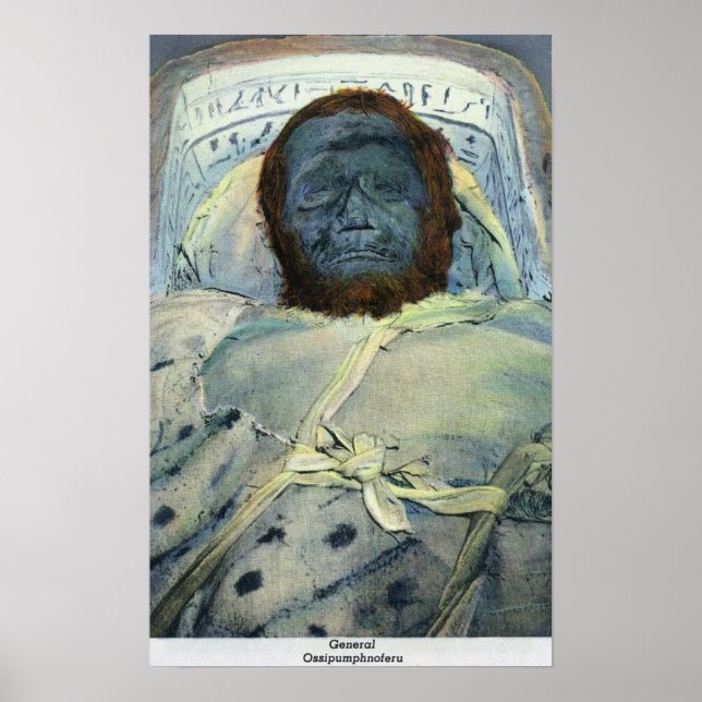 Poster Vista do General Ossibomphnoferu Mummy (Frente)