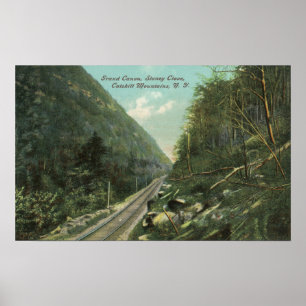 Poster Vista do Grand Canyon e do cravo-da-índia de