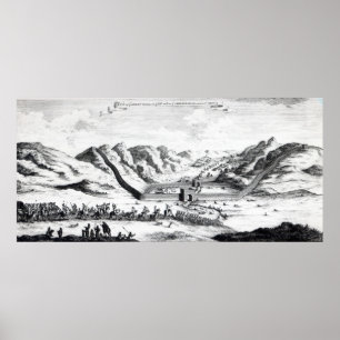 Póster Vista do Grande Muralha no lado