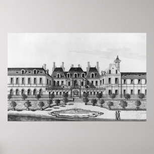 Poster Vista do hotel de Soissons em Paris