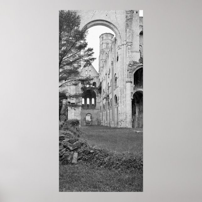 Póster Vista do interior da igreja, c.1052-67 (Frente)