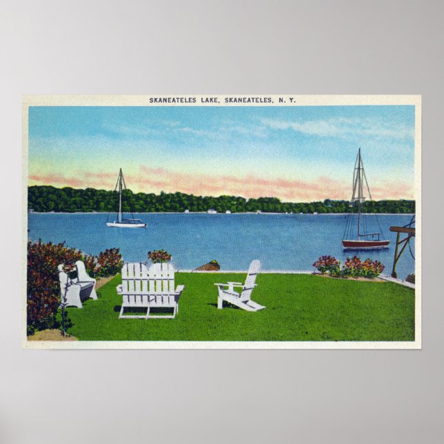 Póster Vista do lago (Frente)