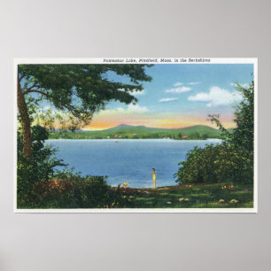 Póster Vista do lago Pontoosuc