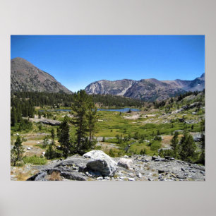 Poster Vista do Lago Shell, Passagem de Tioga, CA