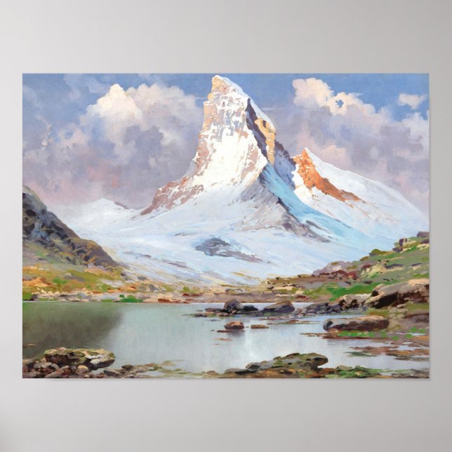Poster Vista do Matterhorn (Frente)