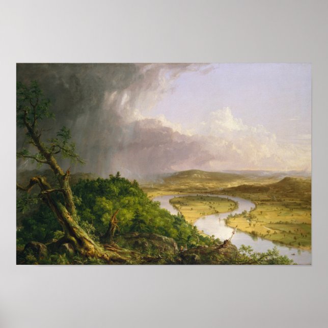 Póster Vista do Monte Holyoke, Northampton, (Frente)