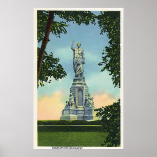Poster Vista do monumento das ascendências # 2