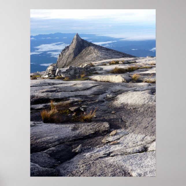 Póster vista do mt kinabalu (Frente)
