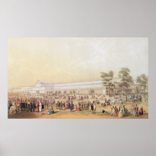 Póster Vista do palácio de cristal